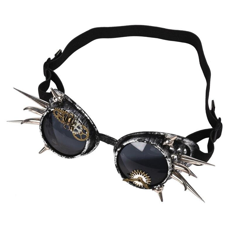 Black Steampunk Welding Cup Goggles - Steampunk Goggles