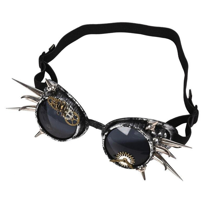 Black Steampunk Welding Cup Goggles - Steampunk Goggles
