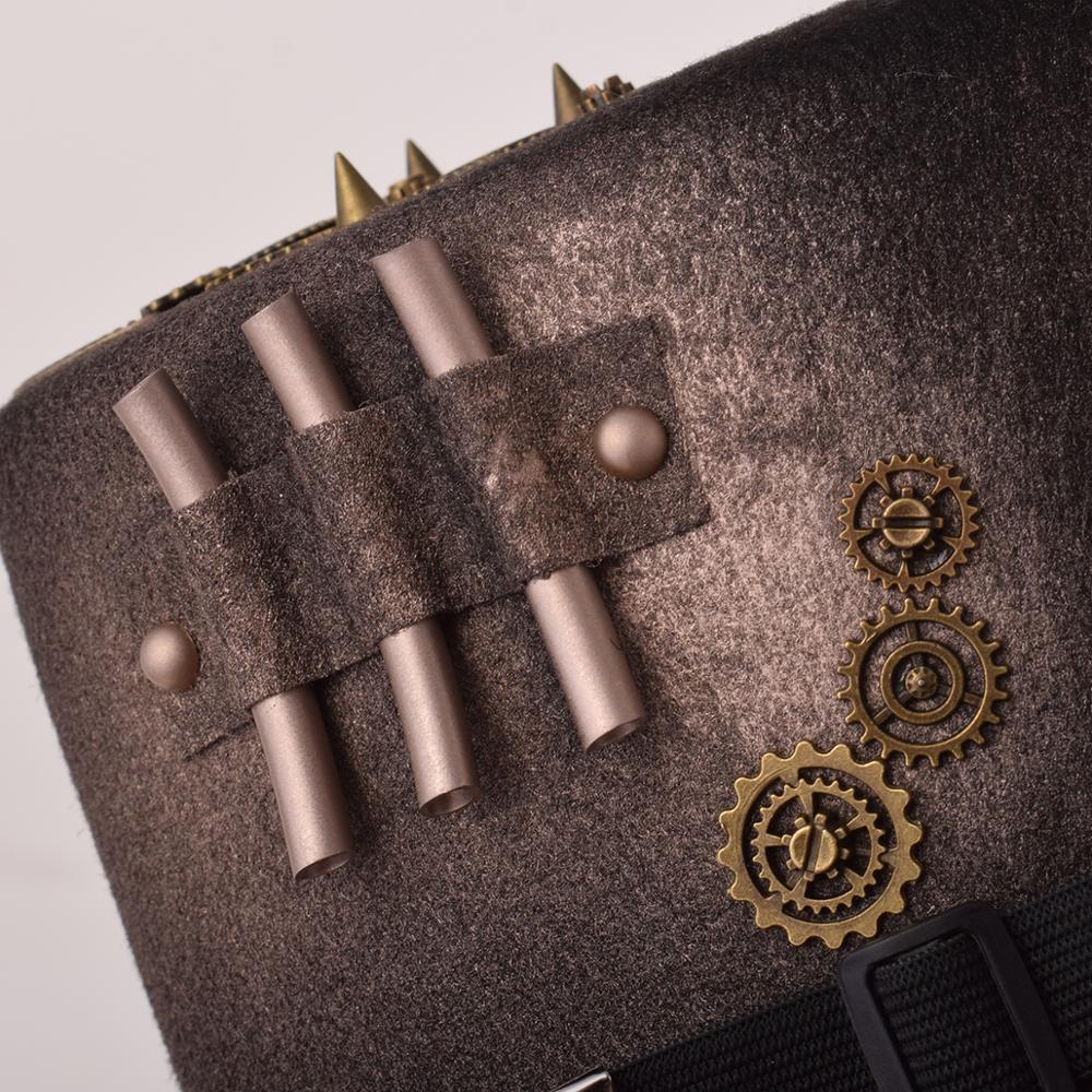 BROWN STEAMPUNK HAT