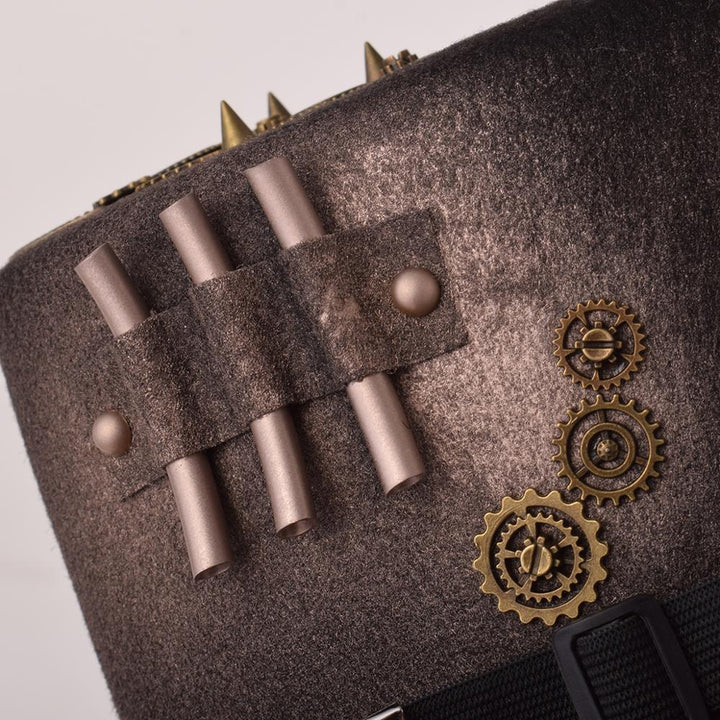 BROWN STEAMPUNK HAT