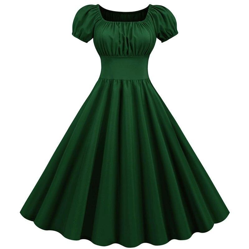 Elegant Steampunk Wedding Dress - Green / S - Steampunk 
