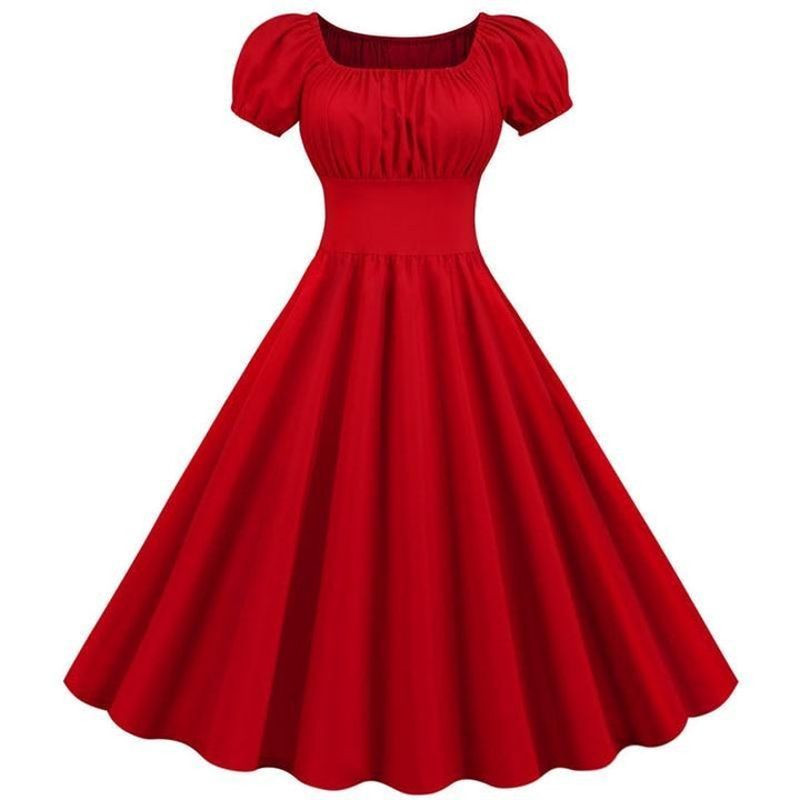 Elegant Steampunk Wedding Dress - Red / S - Steampunk 