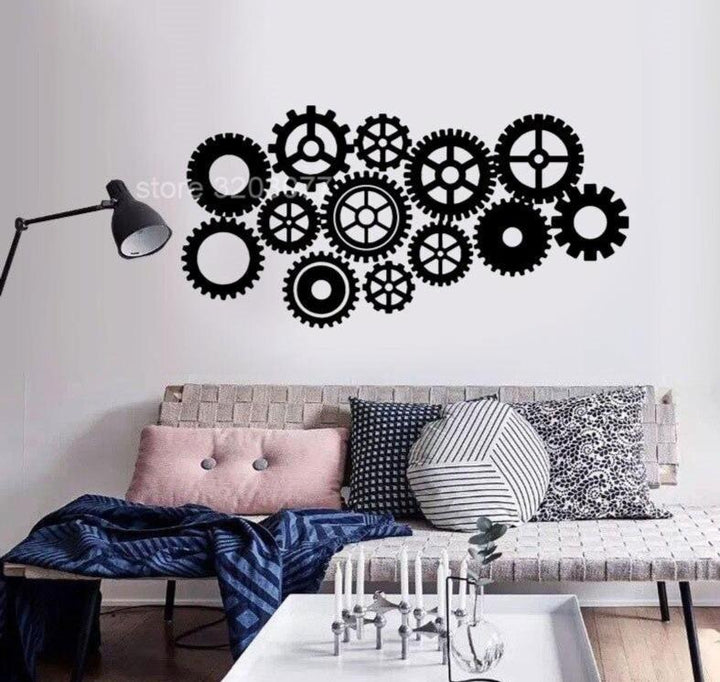 Gears Steampunk Sticker - S - Steampunk Stickers