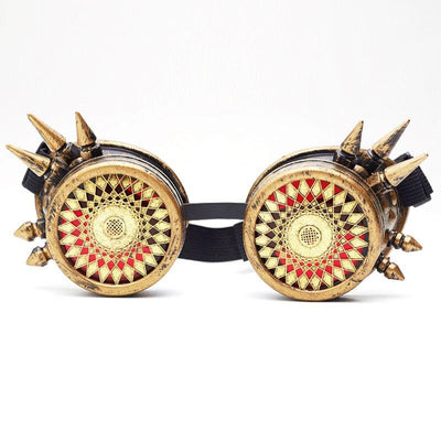 Gold Steampunk Goggles - Steampunk Goggles