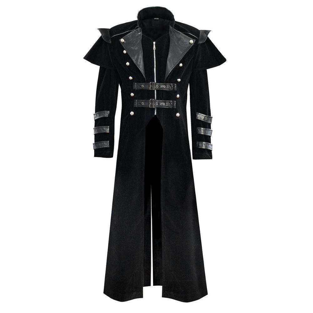 Gothic Black Trench Coat