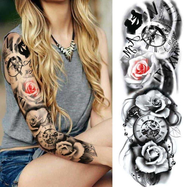 Steampunk Clock Tattoo