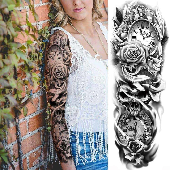 Steampunk Clock Tattoo