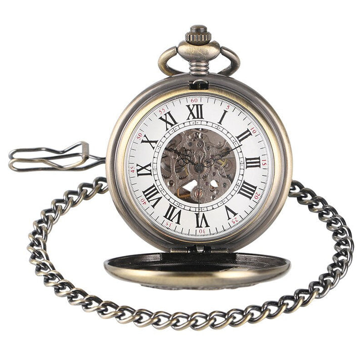 KYLIN CARVING STEAMPUNK POCKET WATCH
