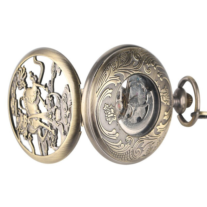 KYLIN CARVING STEAMPUNK POCKET WATCH