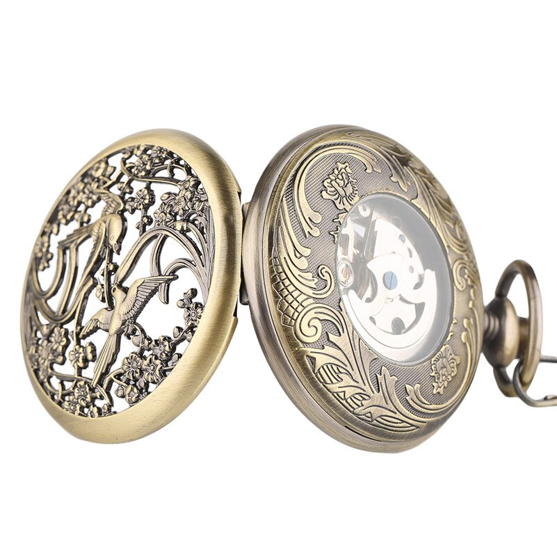MAGPIE STEAMPUNK POCKET WATCH