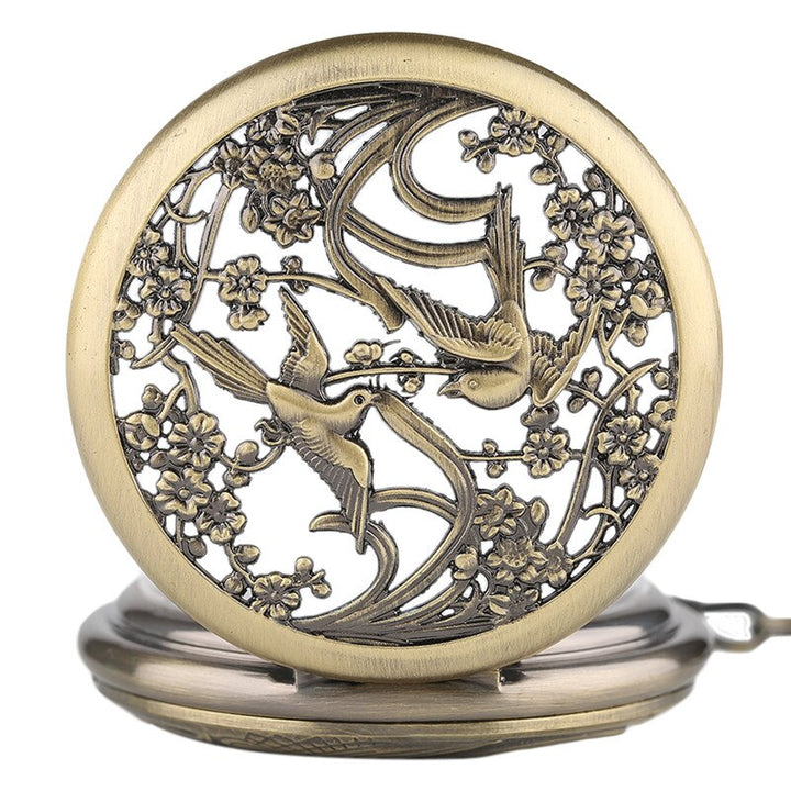 MAGPIE STEAMPUNK POCKET WATCH