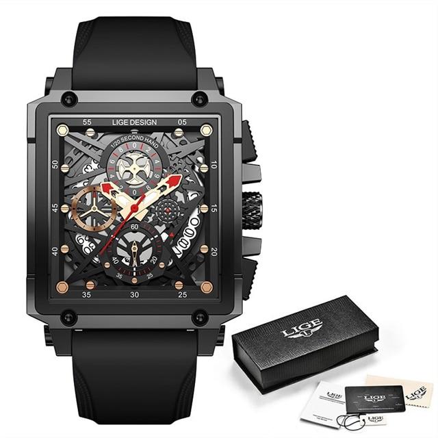 Mechanical Wrist Watch - Black - Steampunk Wrist Watches