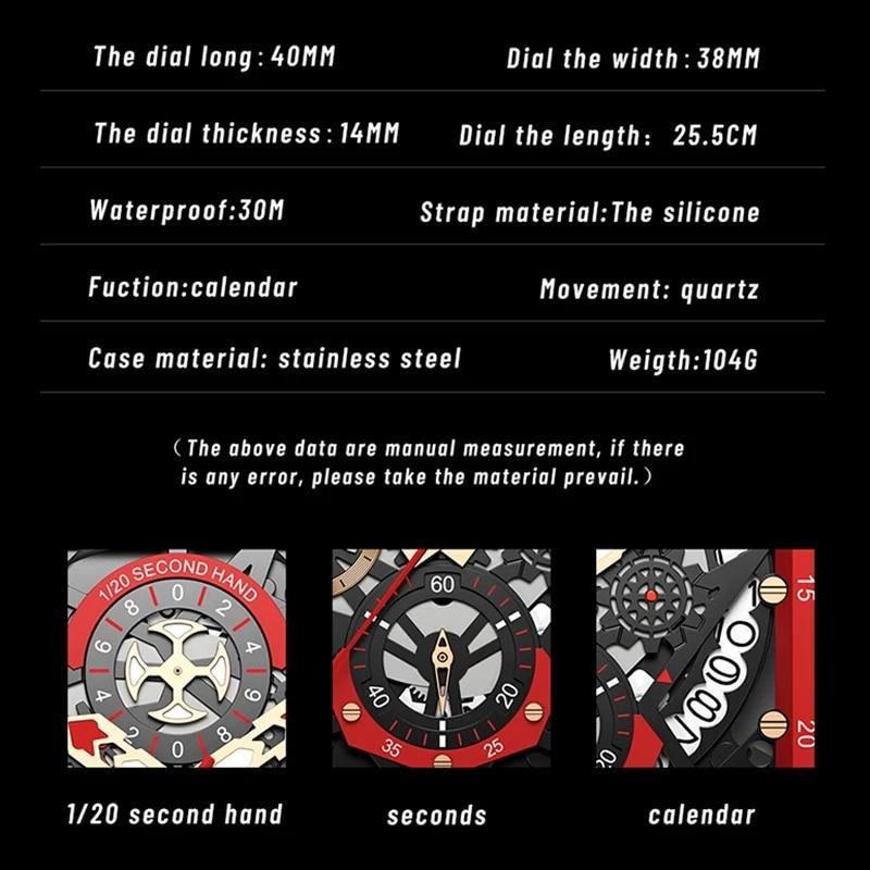 Mechanical Wrist Watch - Steampunk Wrist Watches