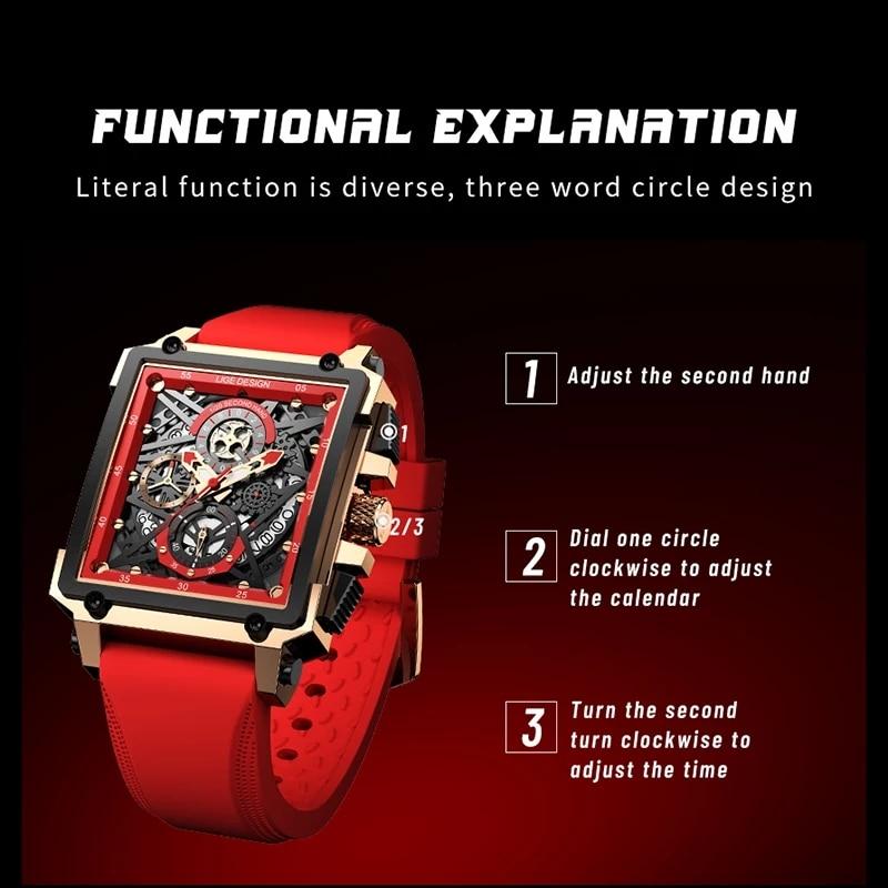Mechanical Wrist Watch - Steampunk Wrist Watches