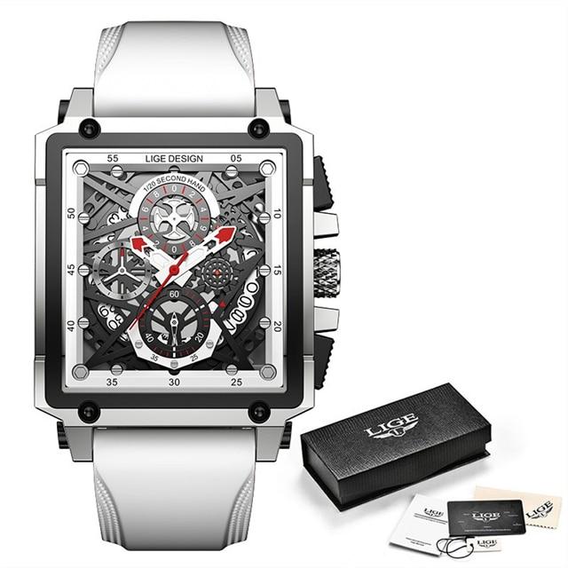 Mechanical Wrist Watch - White - Steampunk Wrist Watches
