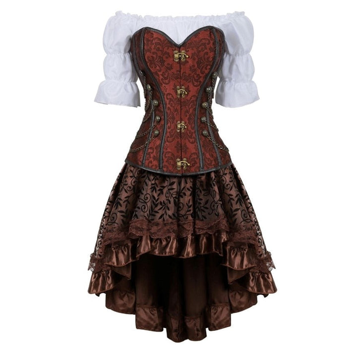 MODERN STEAMPUNK DRESS - S - DRESS