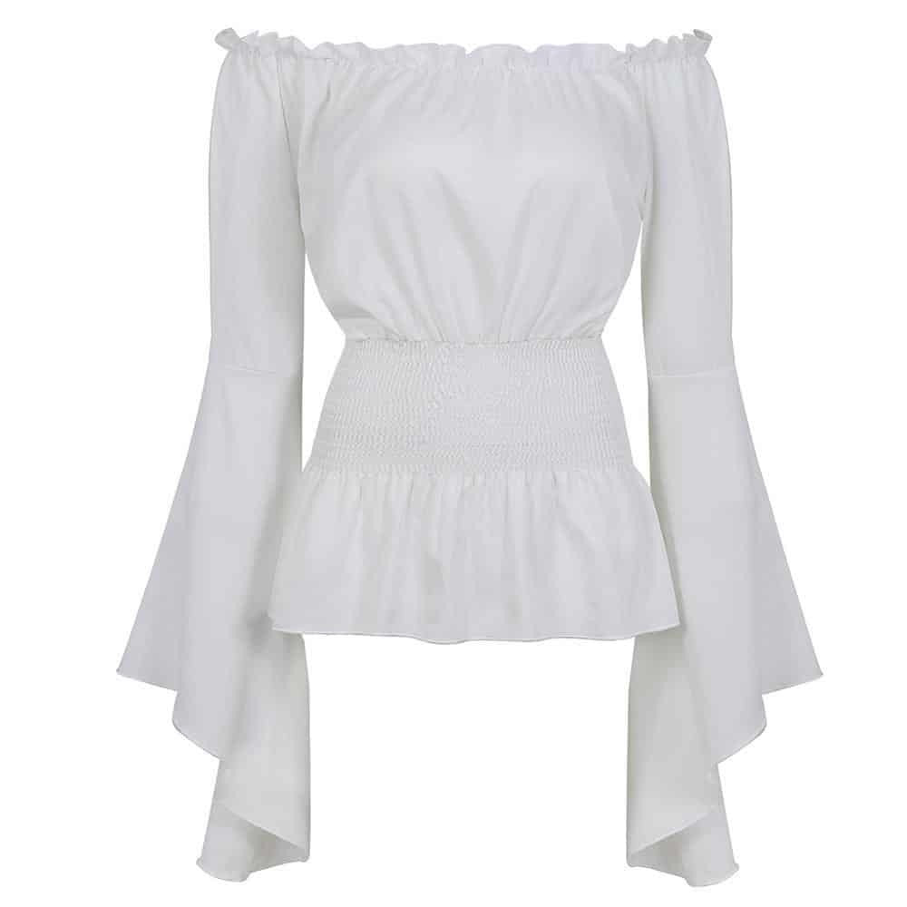 Steampunk White Renaissance Shirt