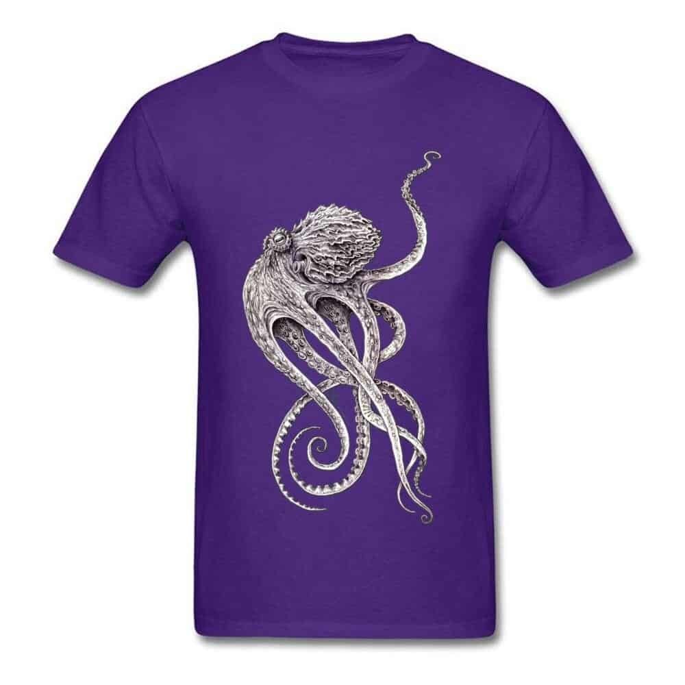 Steampunk Purple Octopus T-shirt