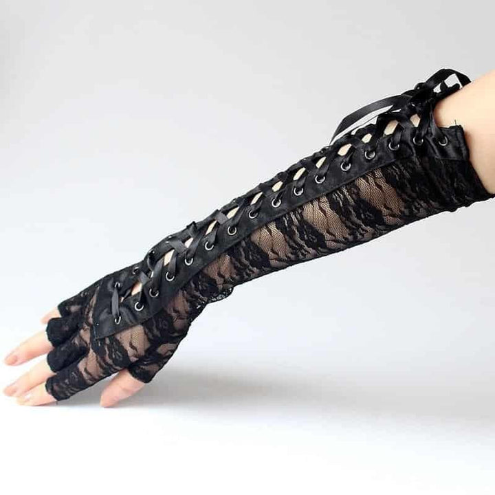 Steampunk Lace Gloves