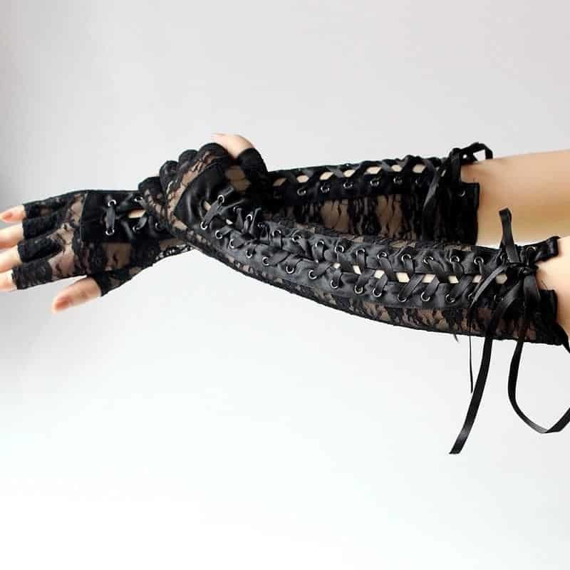 Steampunk Lace Gloves