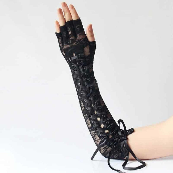 Steampunk Lace Gloves
