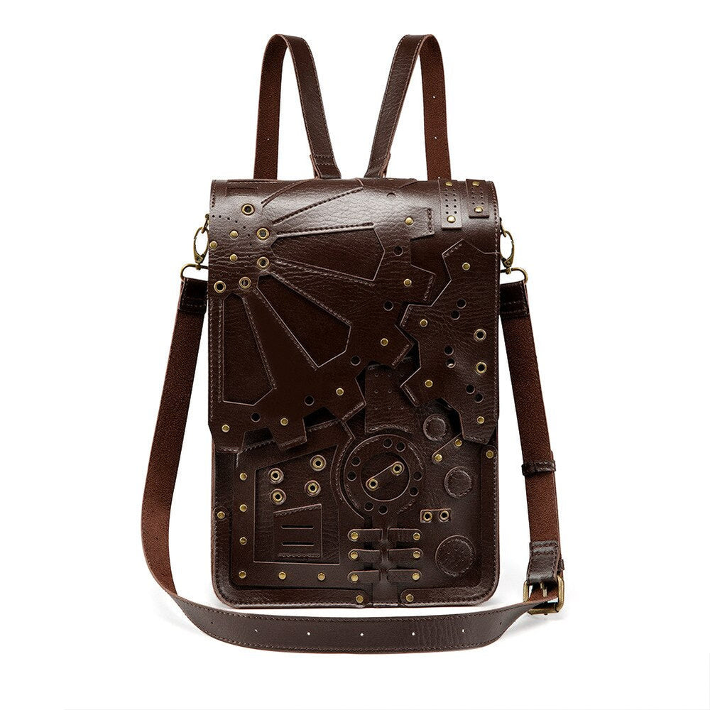 STEAMPUNK BACKPACK - COFFEE