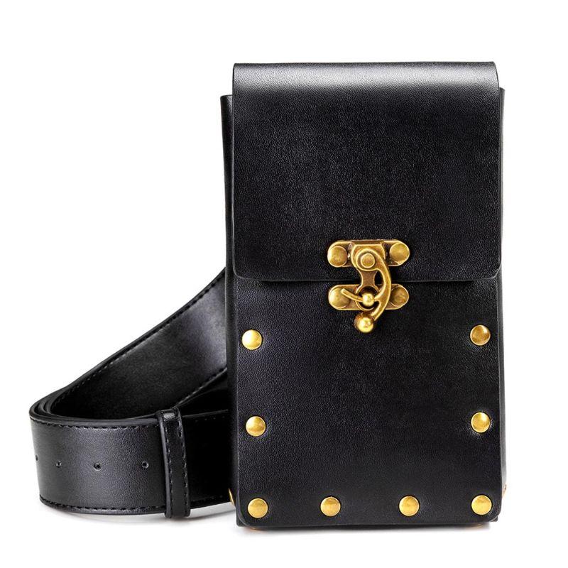 Medieval Vintage Steampunk Brown Black Viking Style Leather Belt
