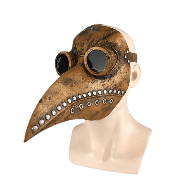 Steampunk Bird Mask - Bronze - Steampunk Mask