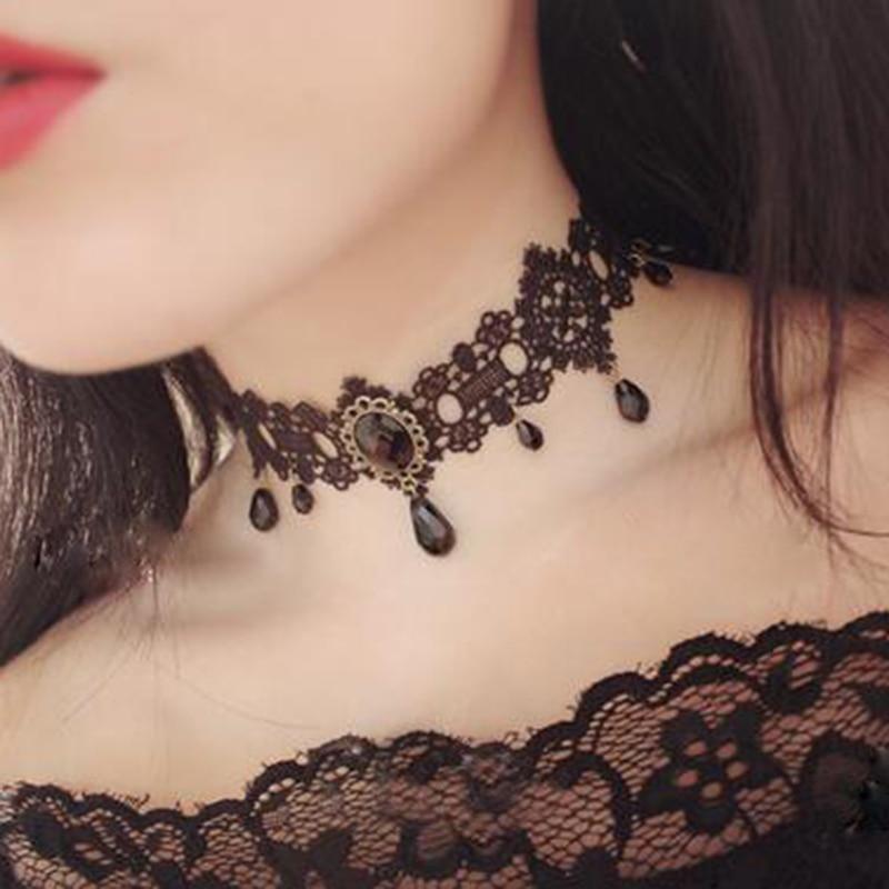 Steampunk Black Choker - Steampunk Choker