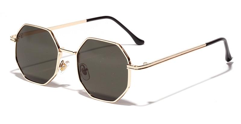 Steampunk Black Sunglasses - Gold - Steampunk Sunglasses