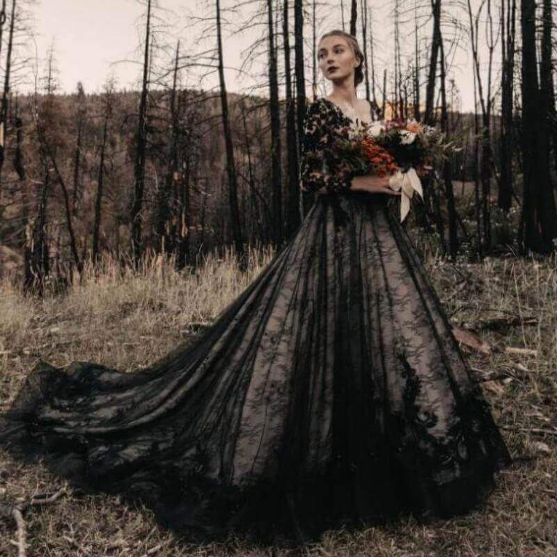 Steampunk Black Wedding Dress – Steampunkstyler