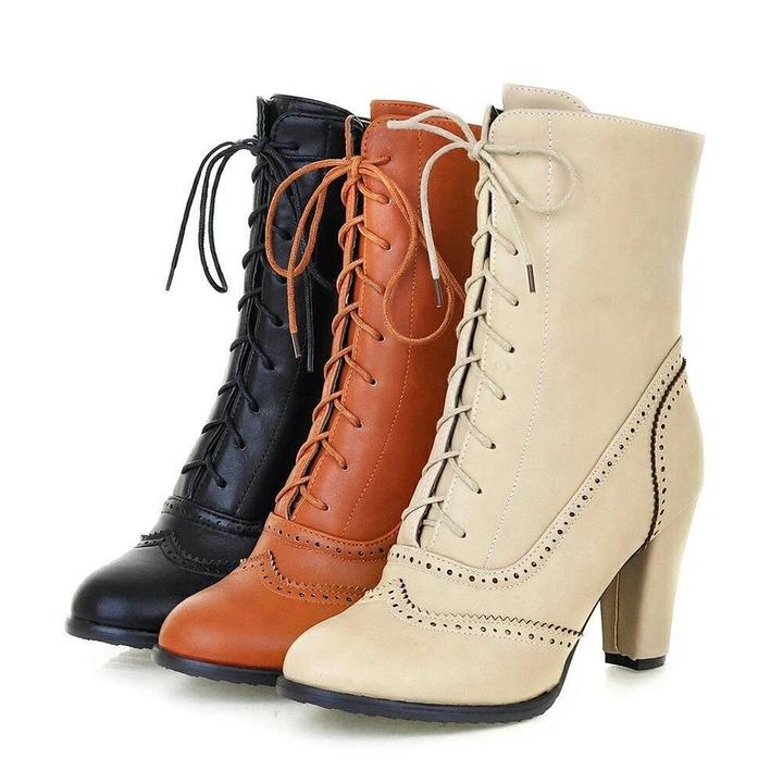 Steampunk Boots Victorian Heels - Steampunk Boot