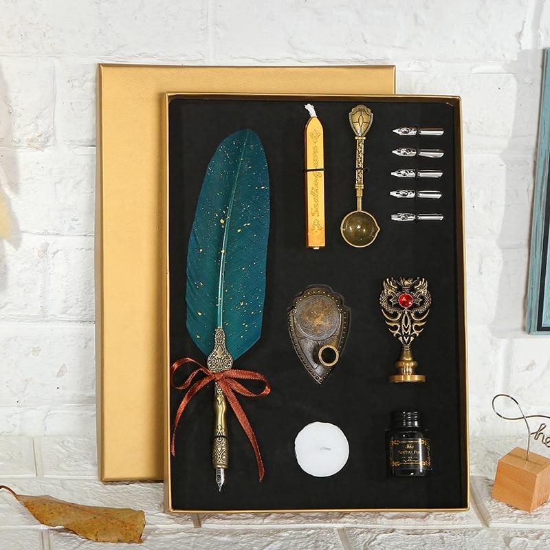 Steampunk Calligraphy Kit - green - Steampunk Pen