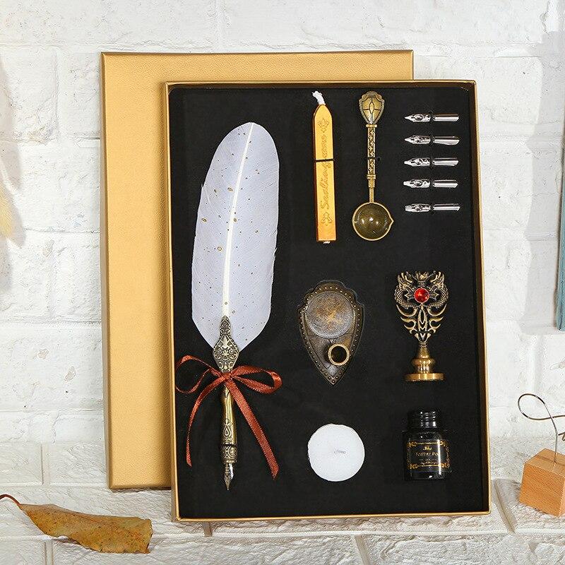 Steampunk Calligraphy Kit - white - Steampunk Pen