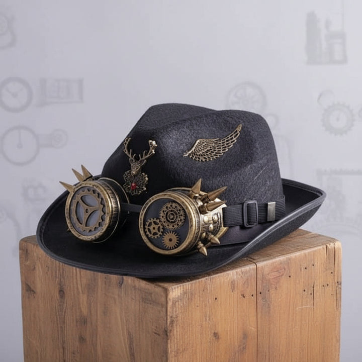 Steampunk Cowboy Hat - Steampunk Hat