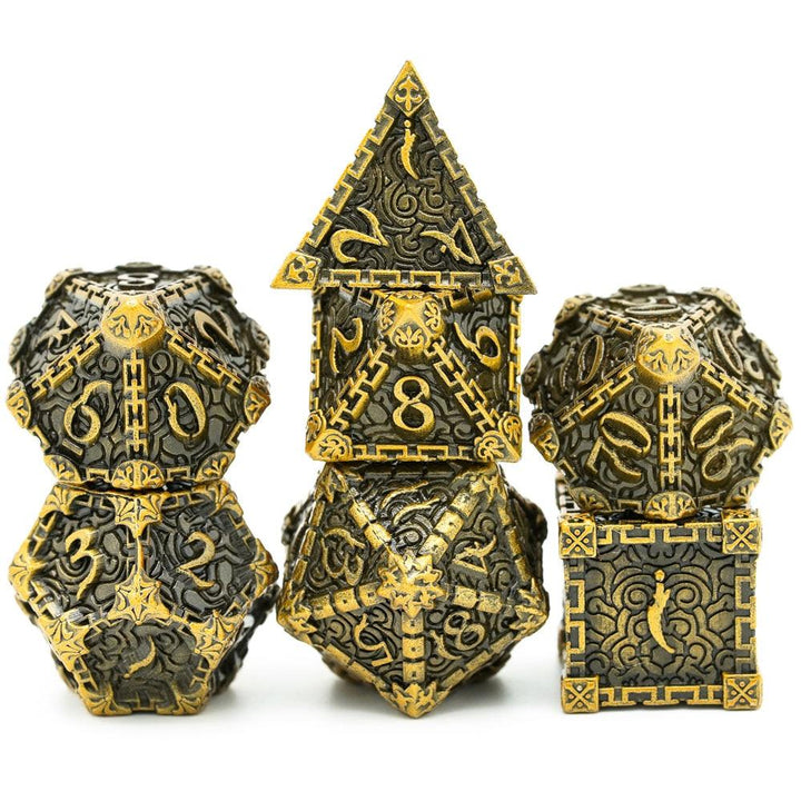 Steampunk Dices - Ancient Gold - Steampunk Dice