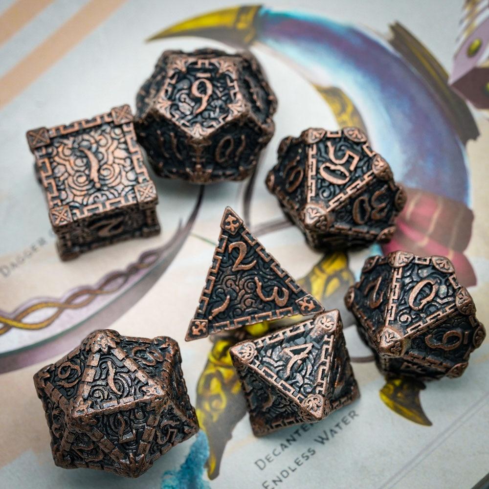 Steampunk Dices - Red Copper - Steampunk Dice
