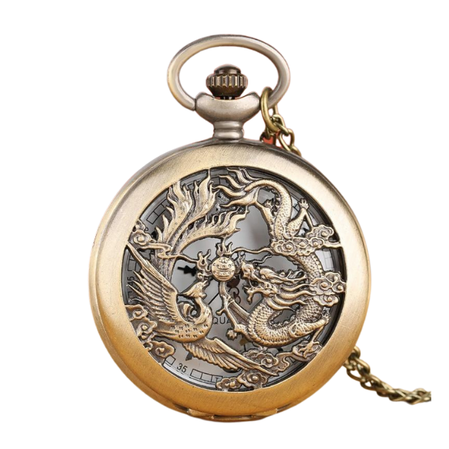 Steampunk Dragon Pocket Watch - Steampunk Pocket Watches