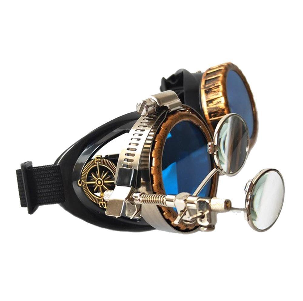Steampunk Fashion Goggles - Blue - Steampunk Goggles