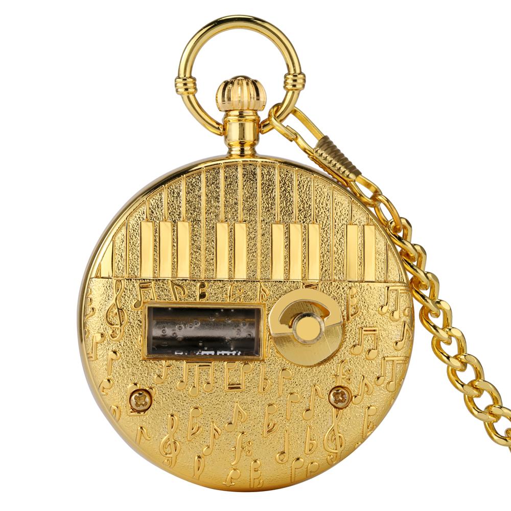 STEAMPUNK GOLDEN ROAD POCKET WATCH