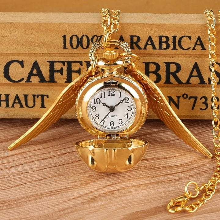 Steampunk Golden Snitch Pocket Watch - Steampunk Pocket 