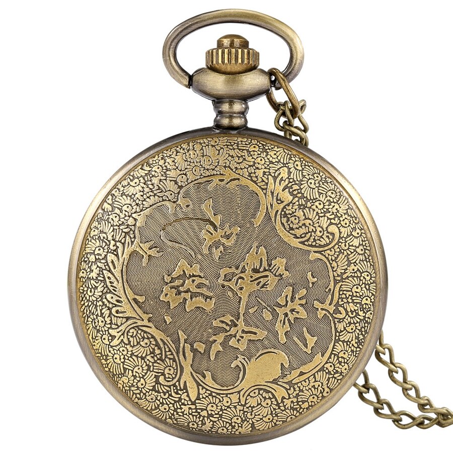 STEAMPUNK GOLF BALL POCKET WATCH