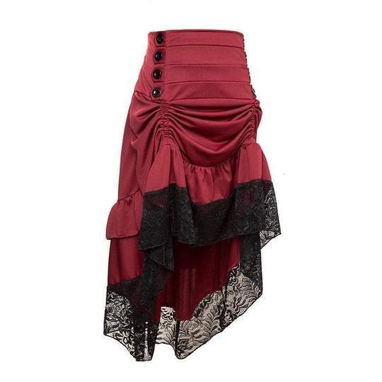 Steampunk Gothic Skirt - Steampunk Skirt