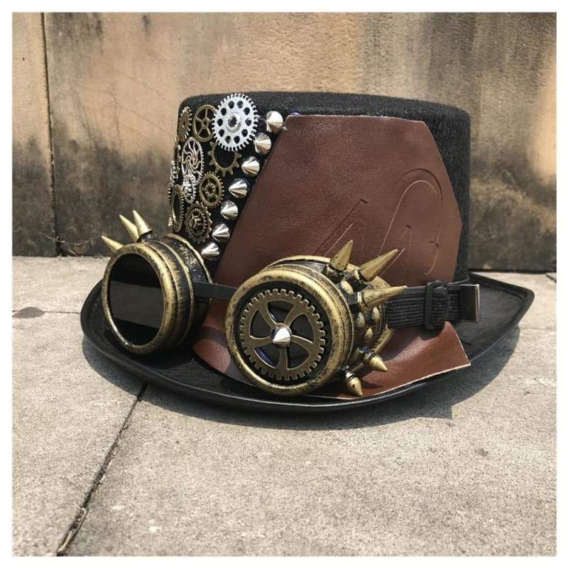 Steampunk Hat with Goggles | Steampunk Styler
