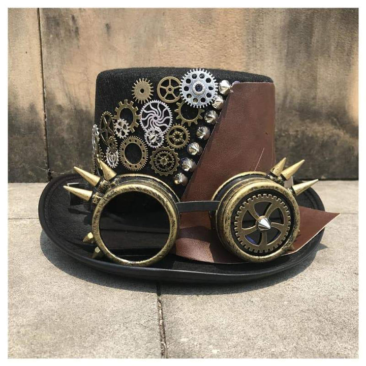 Steampunk Hat with Goggles