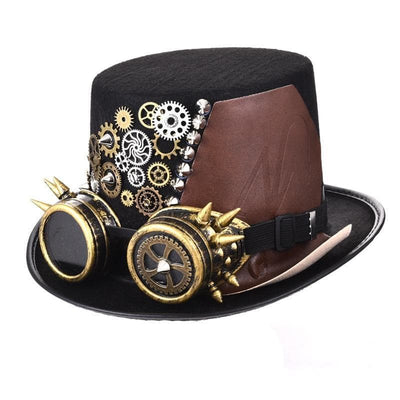 Steampunk Hat with Goggles