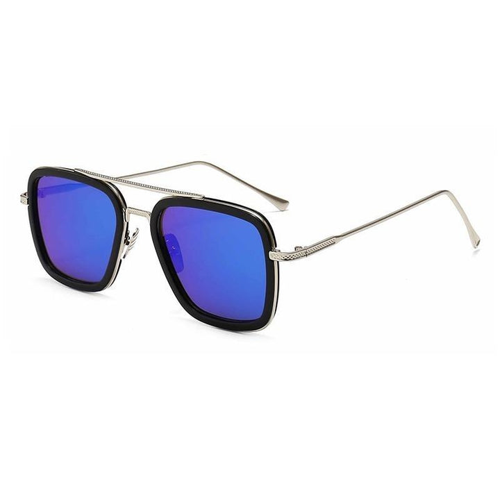 Steampunk Iron Man sunglasses - Blue - Steampunk Sunglasses