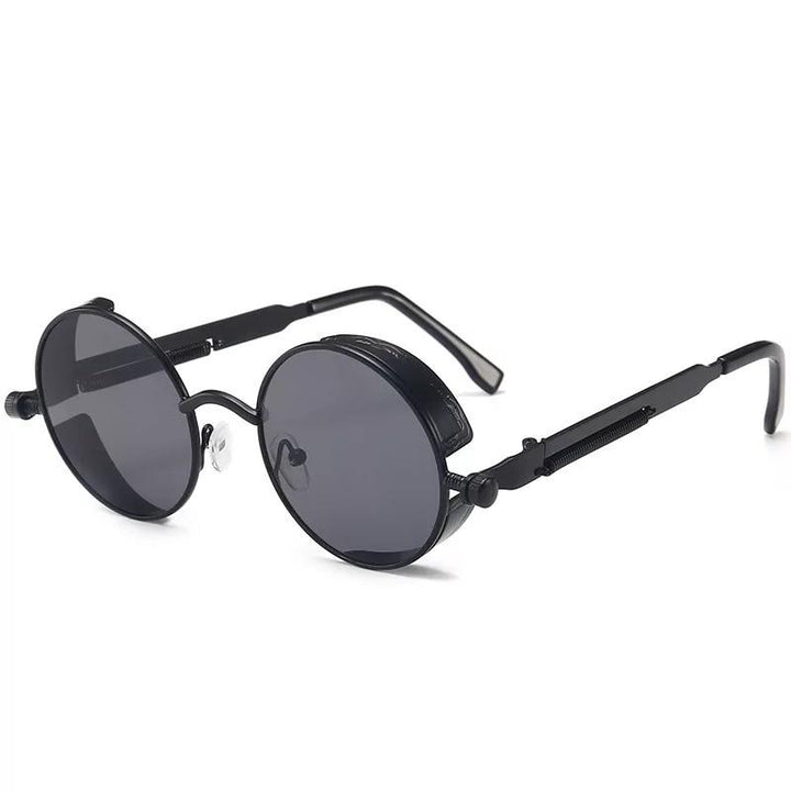 Steampunk Jacob Sunglasses - Black / Black - Sunglasses