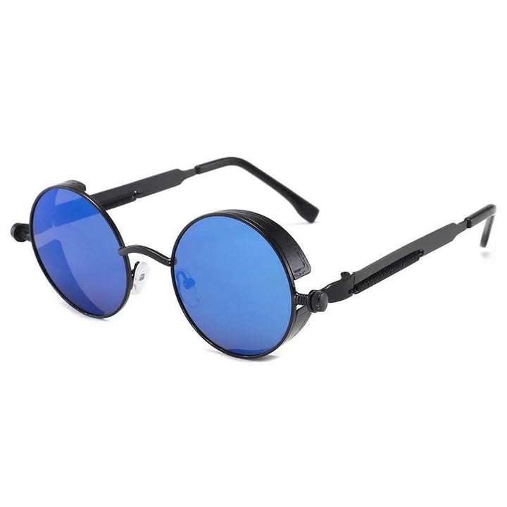 Steampunk Jacob Sunglasses - Blue / Black - Sunglasses