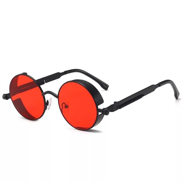 Steampunk Jacob Sunglasses - Red / Black - Sunglasses